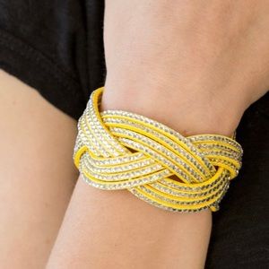 Big City Shimmer Yellow Rhinestone wrap